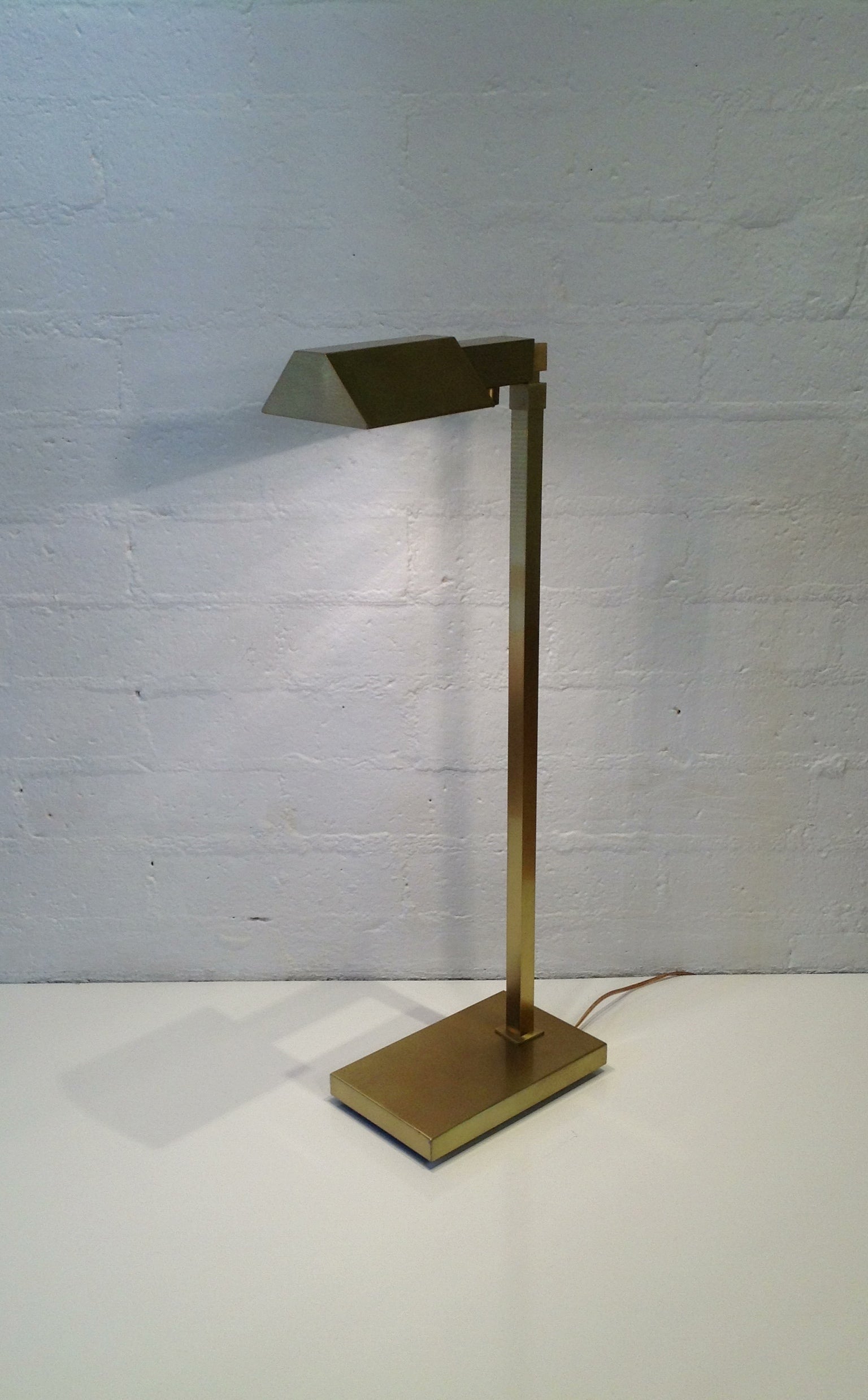 Casella Brushed Brass Adjustable Floor Lamp