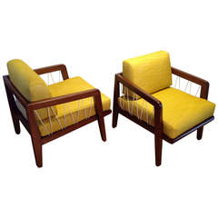 Pair of Lounge Chairs Designed by Edward Wormley
