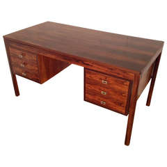 Rosewood Desk designed by H.P. Hansen
