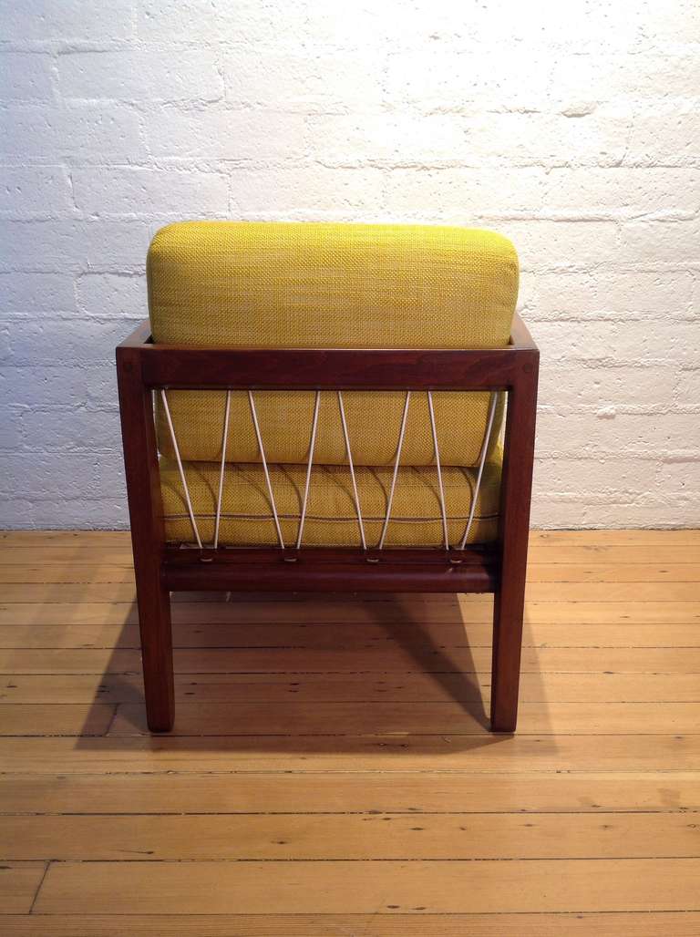 Mid-20th Century Pair of Lounge Chairs Designed by Edward Wormley