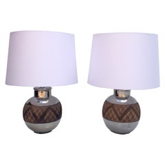 Pair of Ceramic Table Lamps by Bitossi