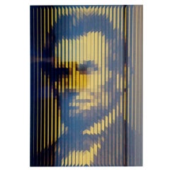 Abraham Lincoln Serigraph by artist Yvaral (Jean-Pierre Vasarely)