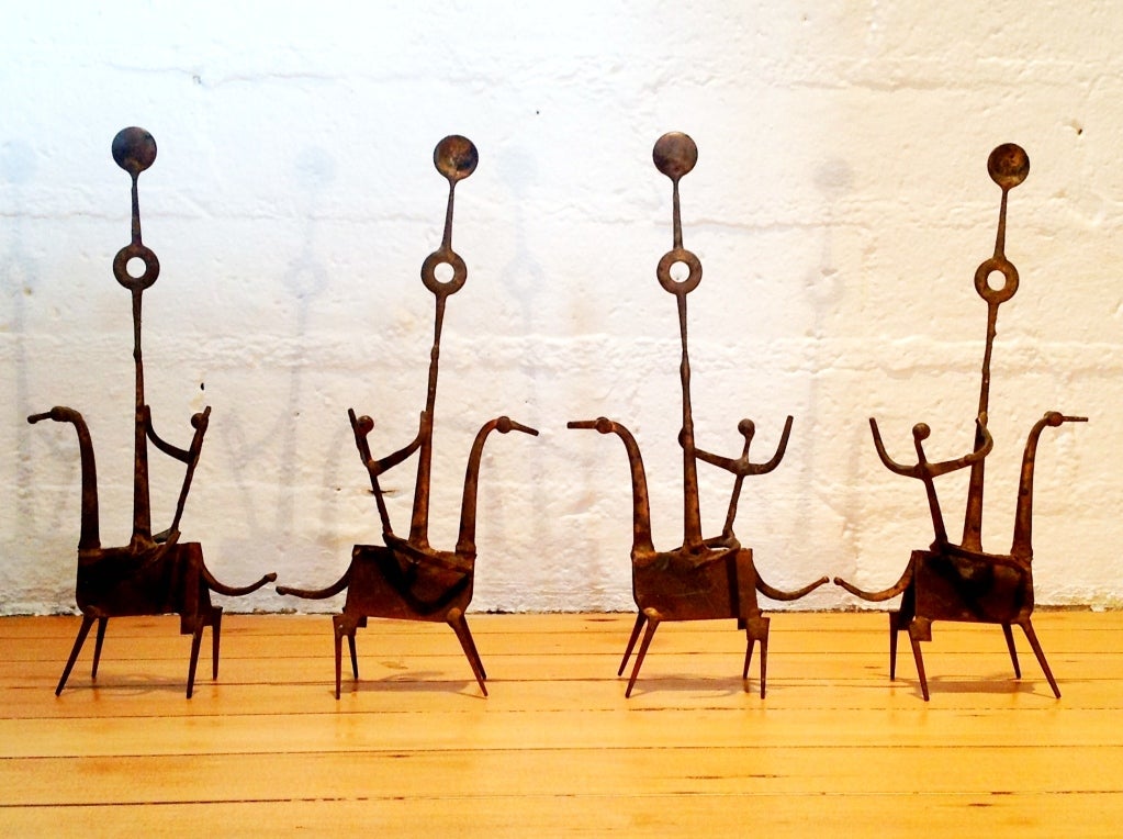 Mid-20th Century 1950'S Merry Go Round Sculpture by Henry Bursztynowicz