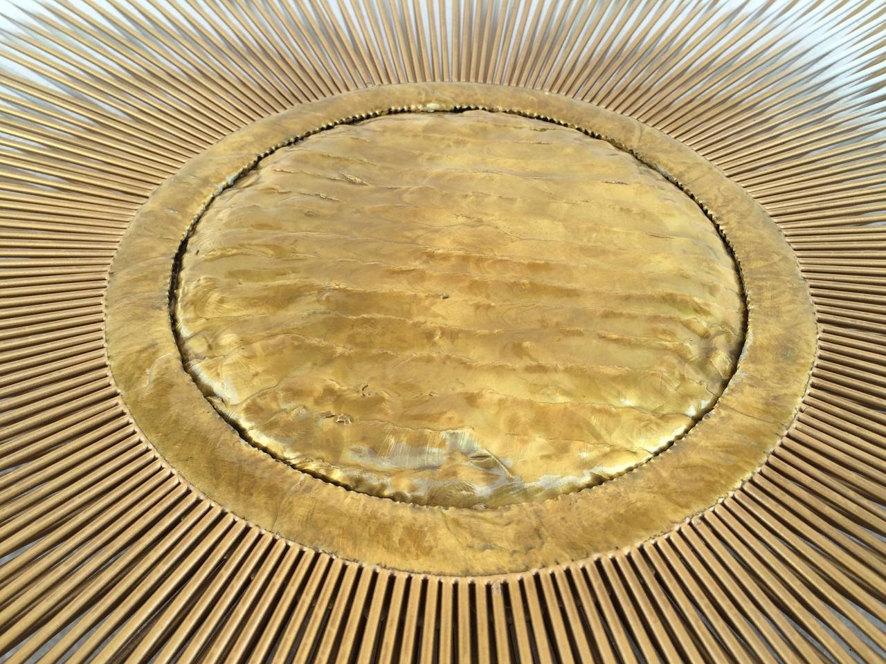 Mid-Century Modern Beautiful Sunburst Wall Sculpture by Casa Devall