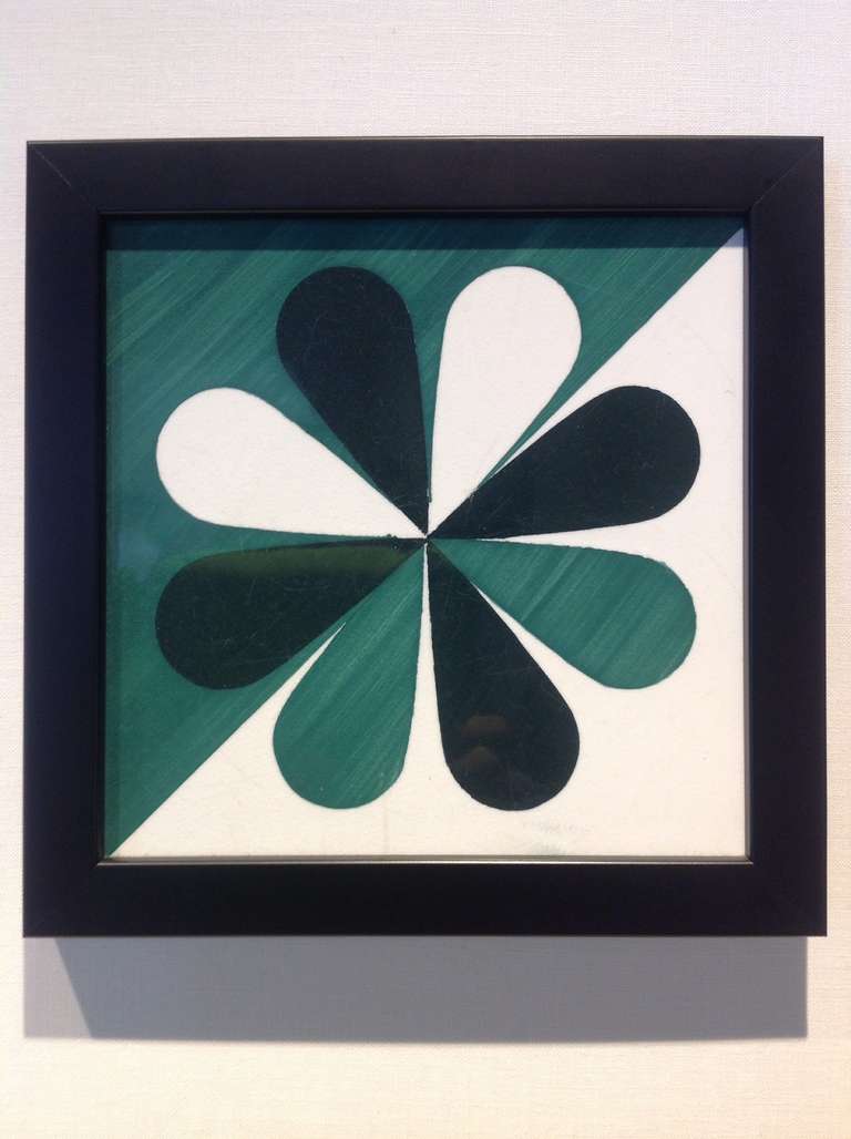 Mid-20th Century Gio Ponti Flower Tiles