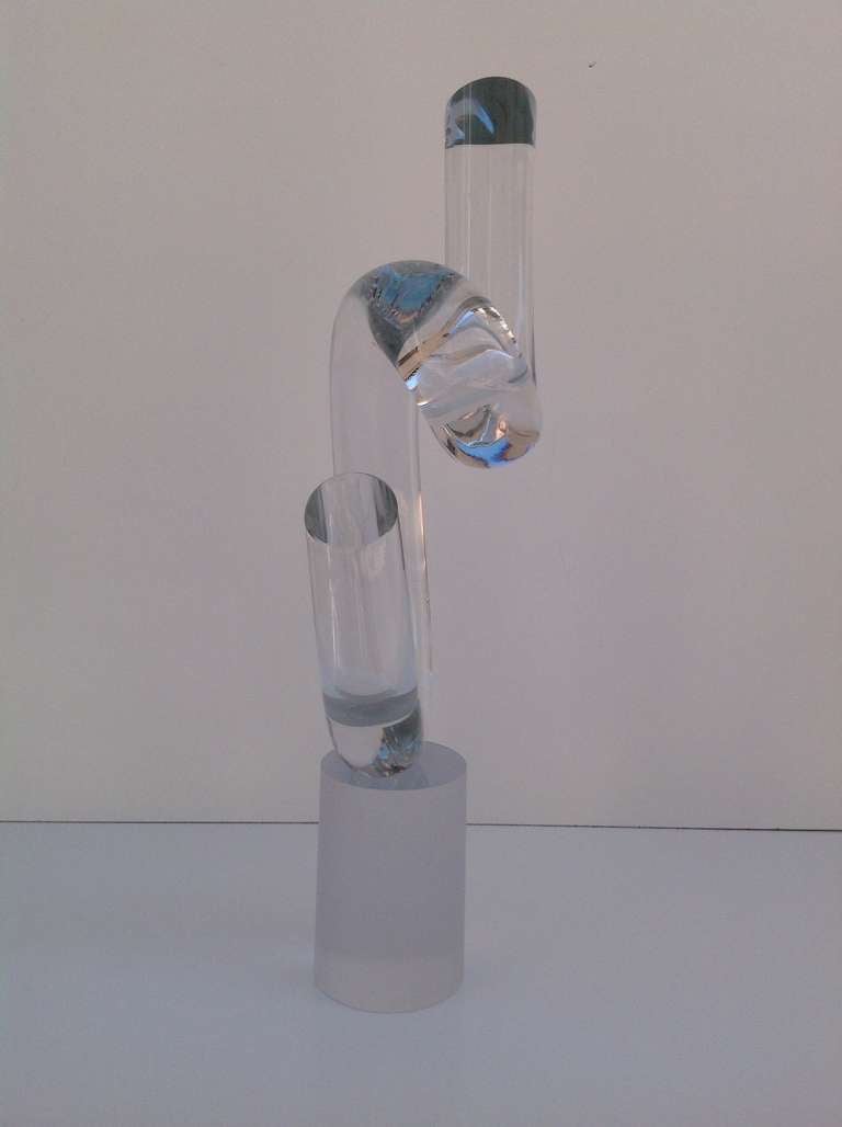 Mid-Century Modern Glass Sculpture designed by Livio Seguso