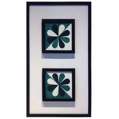 Vintage Gio Ponti Flower Tiles