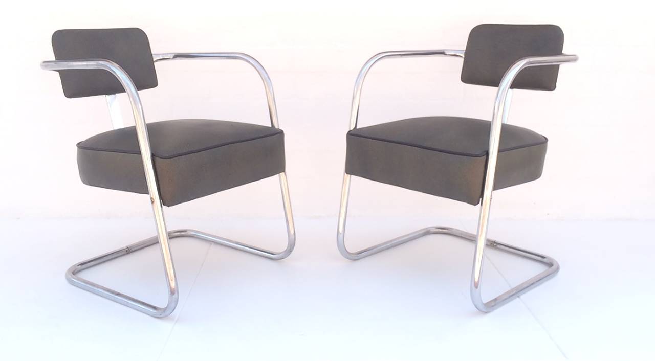 Art Deco Pair of Kem Weber Chairs