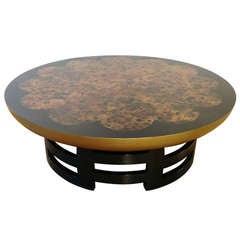 Mottled Floriform Table from Kittinger, designed by Theodore Muller