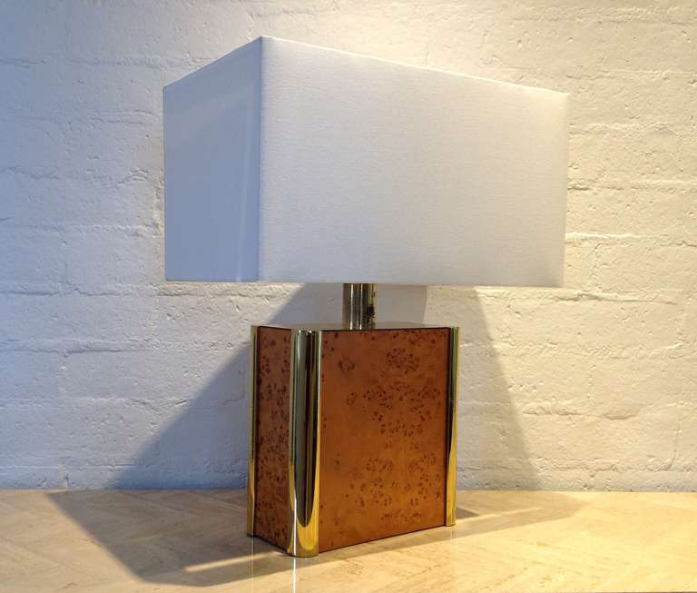 burl wood lamps