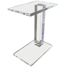 Elegant Acrylic Side Table 