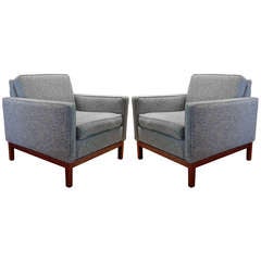 A Pair of Steelcase Club Chairs