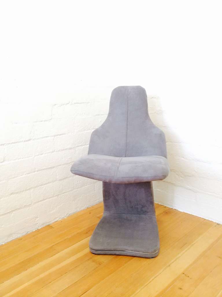 Mid-Century Modern Set of Four Italian Dining Chairs Designed by Gastone Rinaldi for Rima For Sale