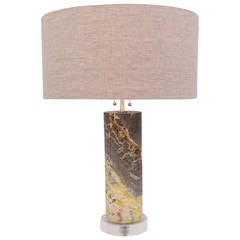 Absolutely Stunning Agate Table Lamp with an Acrylic Base