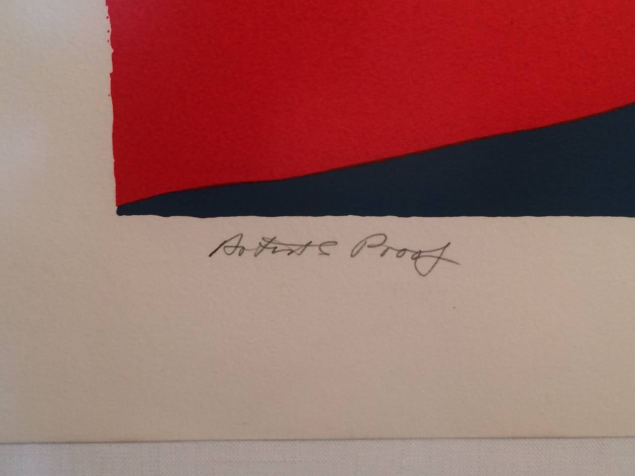 British Artist Proof Silkscreen Painting by Sir Terry Frost