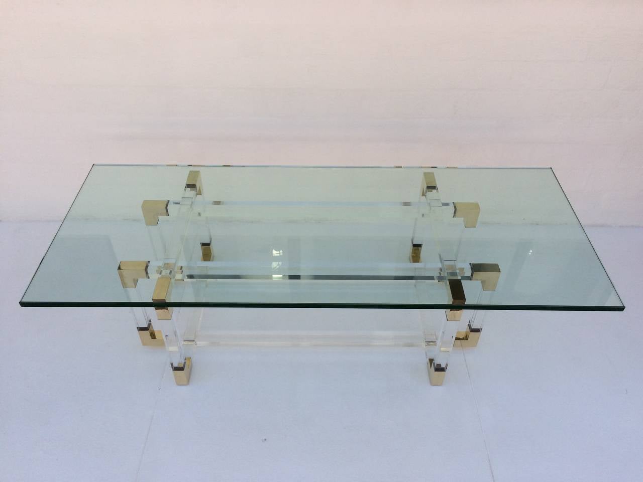 "Metric Line" Coffee or Cocktail Table Designed by Charles Hollis Jones
