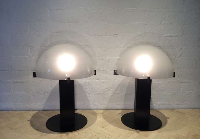 Modern Pair of Ron Rezek Table Lamps