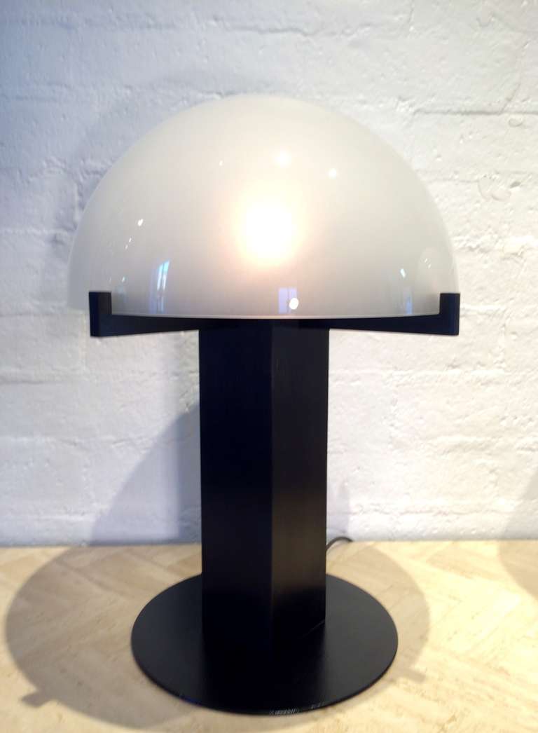 Metal Pair of Ron Rezek Table Lamps