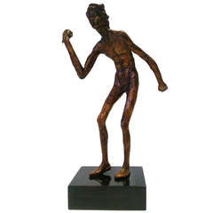 Sculpture en bronze de Victor Salmones signée et numérotée 10/10 (1937-1989)