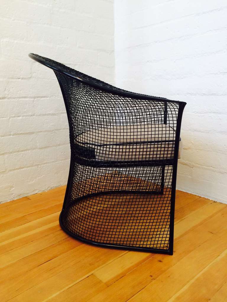 Mid-20th Century Gorgeous Pair of Mesh Woodard Patio Chairs