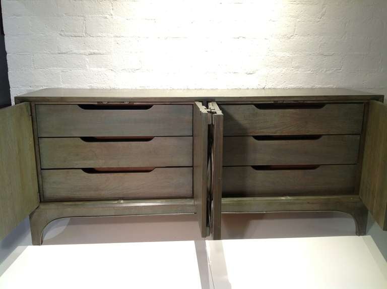 Late 20th Century Sculptural Six Drawer Dresser