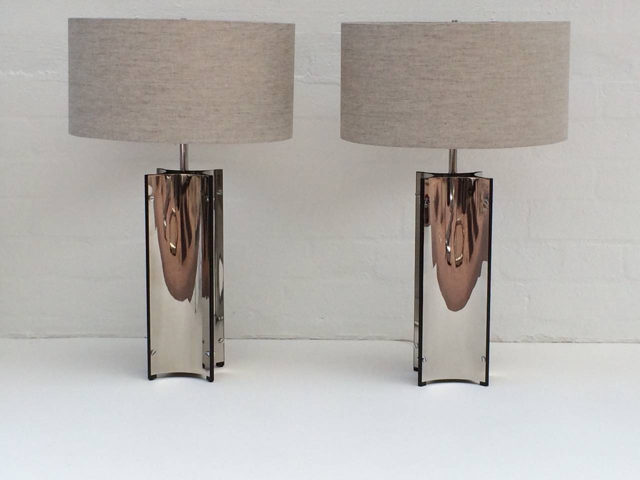 American Pair of Gerald Thurston for Lightolier Table Lamps