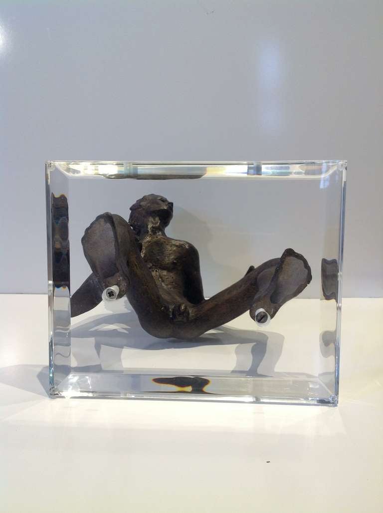 Late 20th Century Bronze Sculpture by Victor Salmones ( 1937-1989)