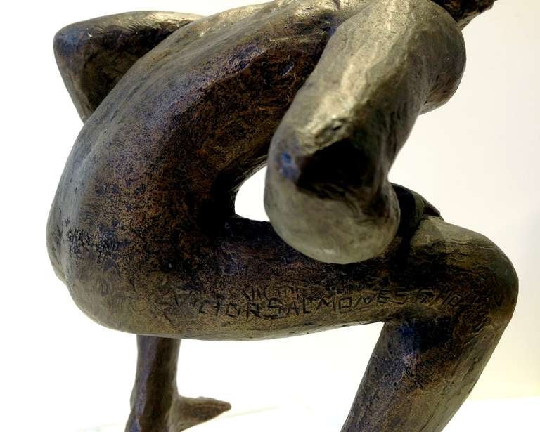 Bronze Sculpture by Victor Salmones ( 1937-1989) 1