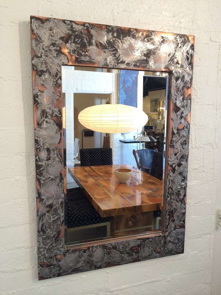 Copper and Aluminum Mirror by Autumn Guild 2
