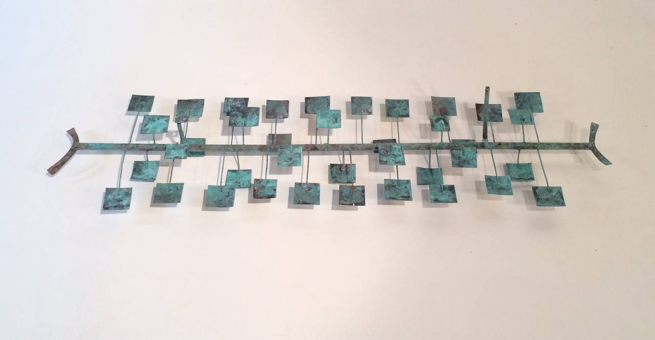 Contemporary Enamel and Copper Wall Sculpture by Tim Mitchell