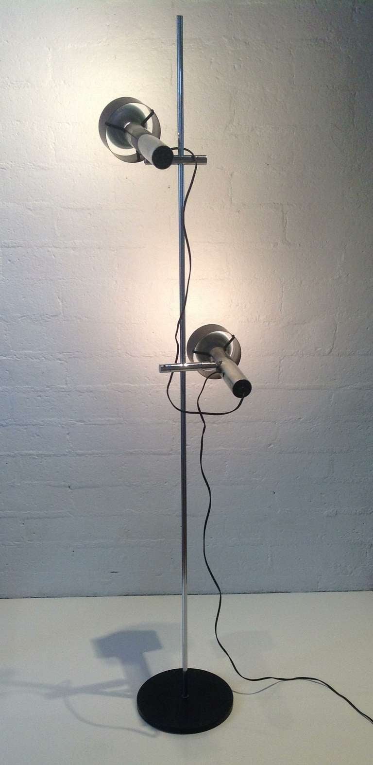 Late 20th Century Koch & Lowy Adjustable Floor Lamp For Sale