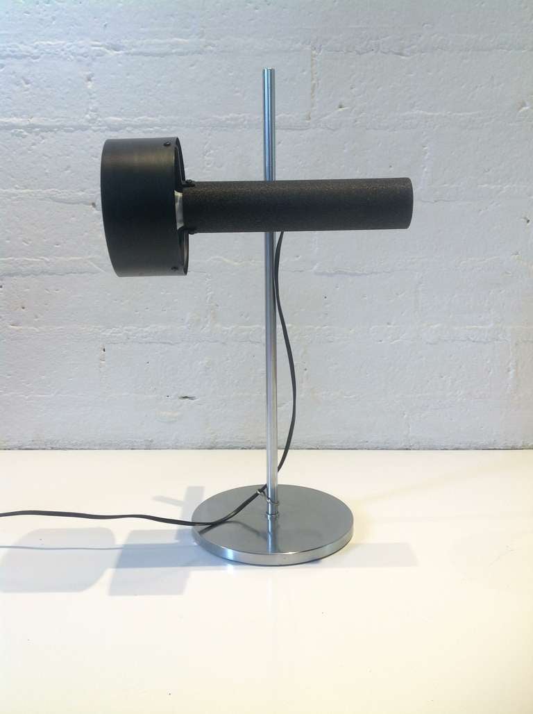 Steel Koch & Lowy Adjustable Table Lamp For Sale