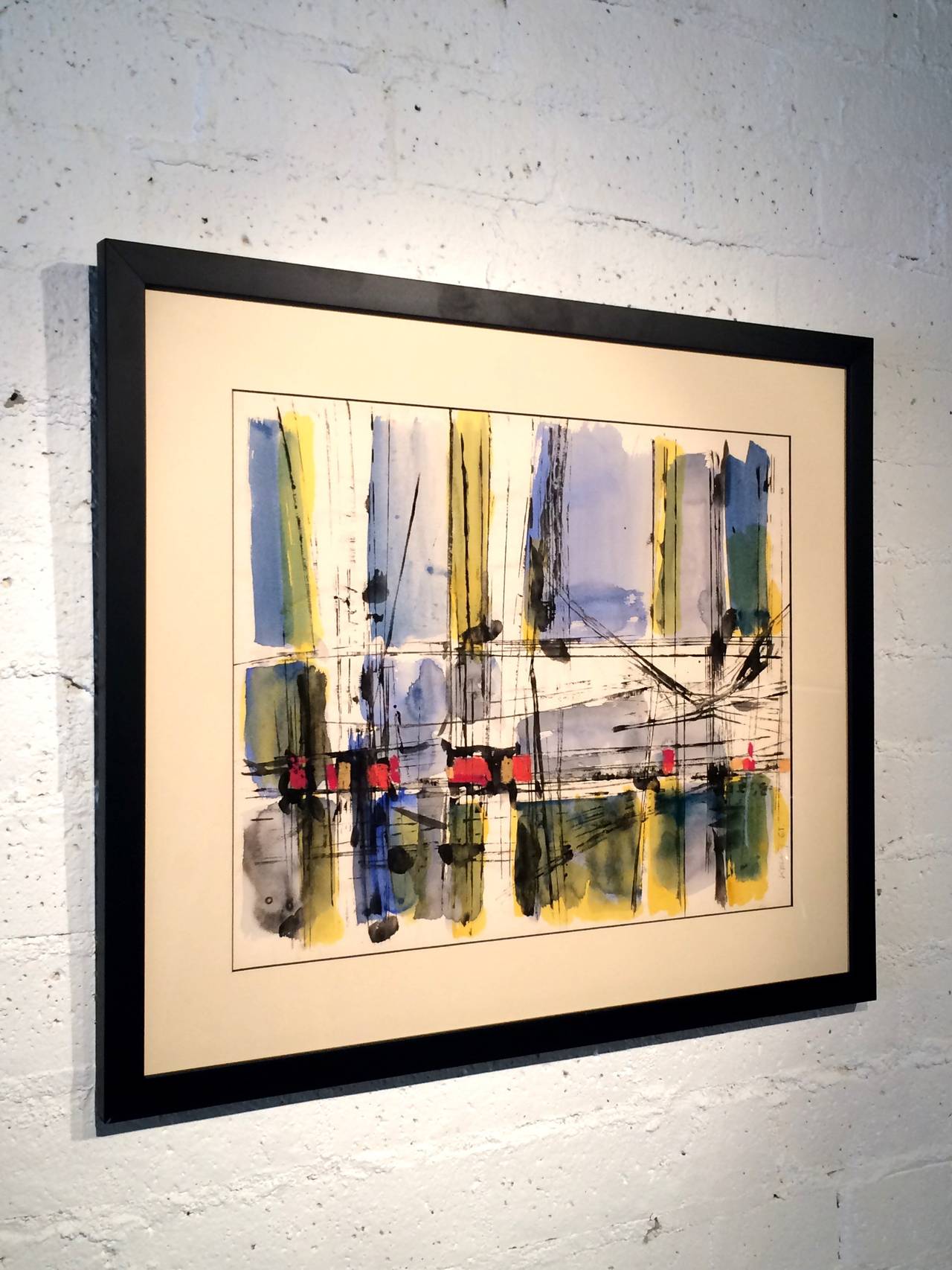 "Vancouver 1961" Original Watercolor and Ink Painting by Patrick William Kelly
