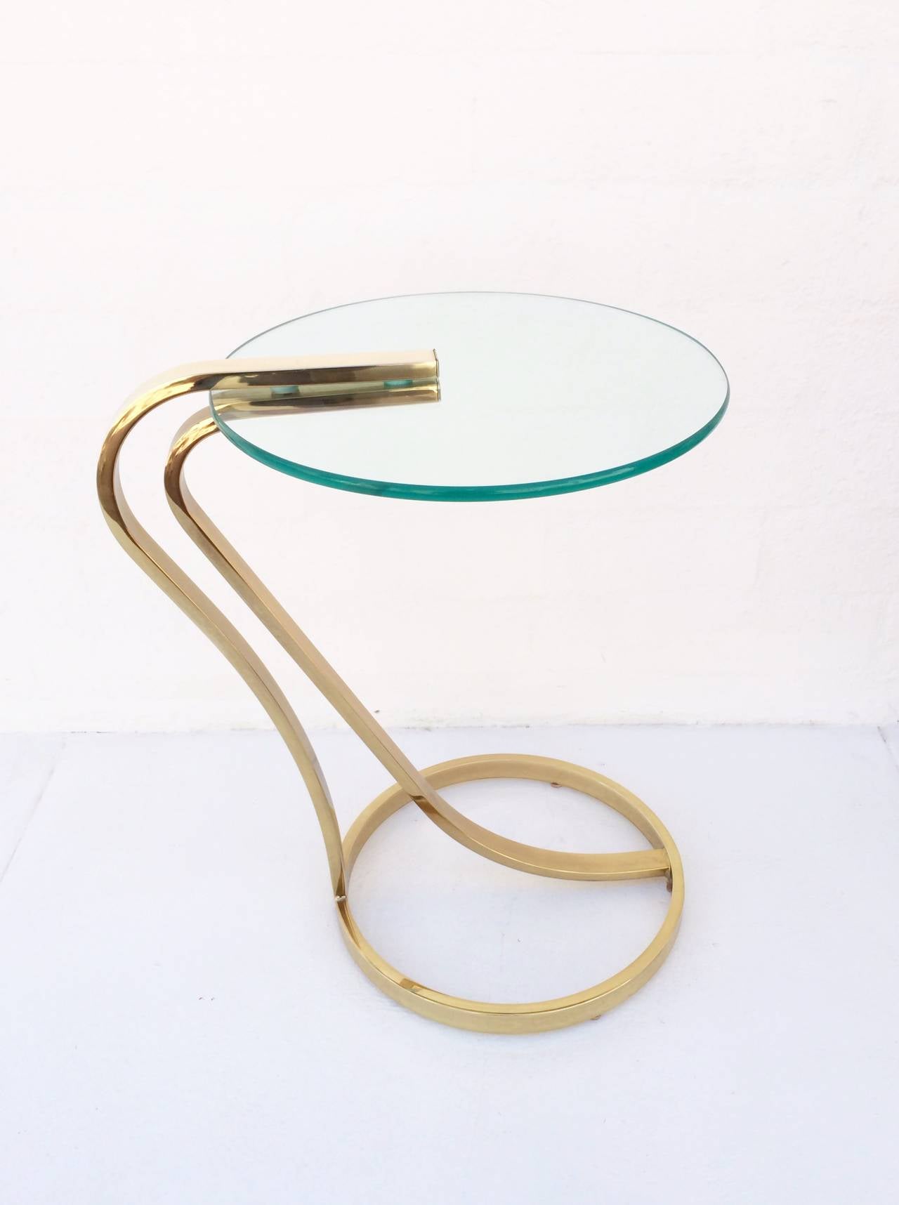 Occasional Table By Milo Baughman for DIA In Excellent Condition In Palm Springs, CA