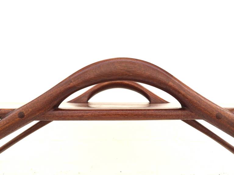Unknown Spectacular Sculptural Walnut Table