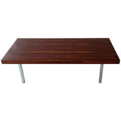 Rosewood Coffee Table designed by Milo Baughman