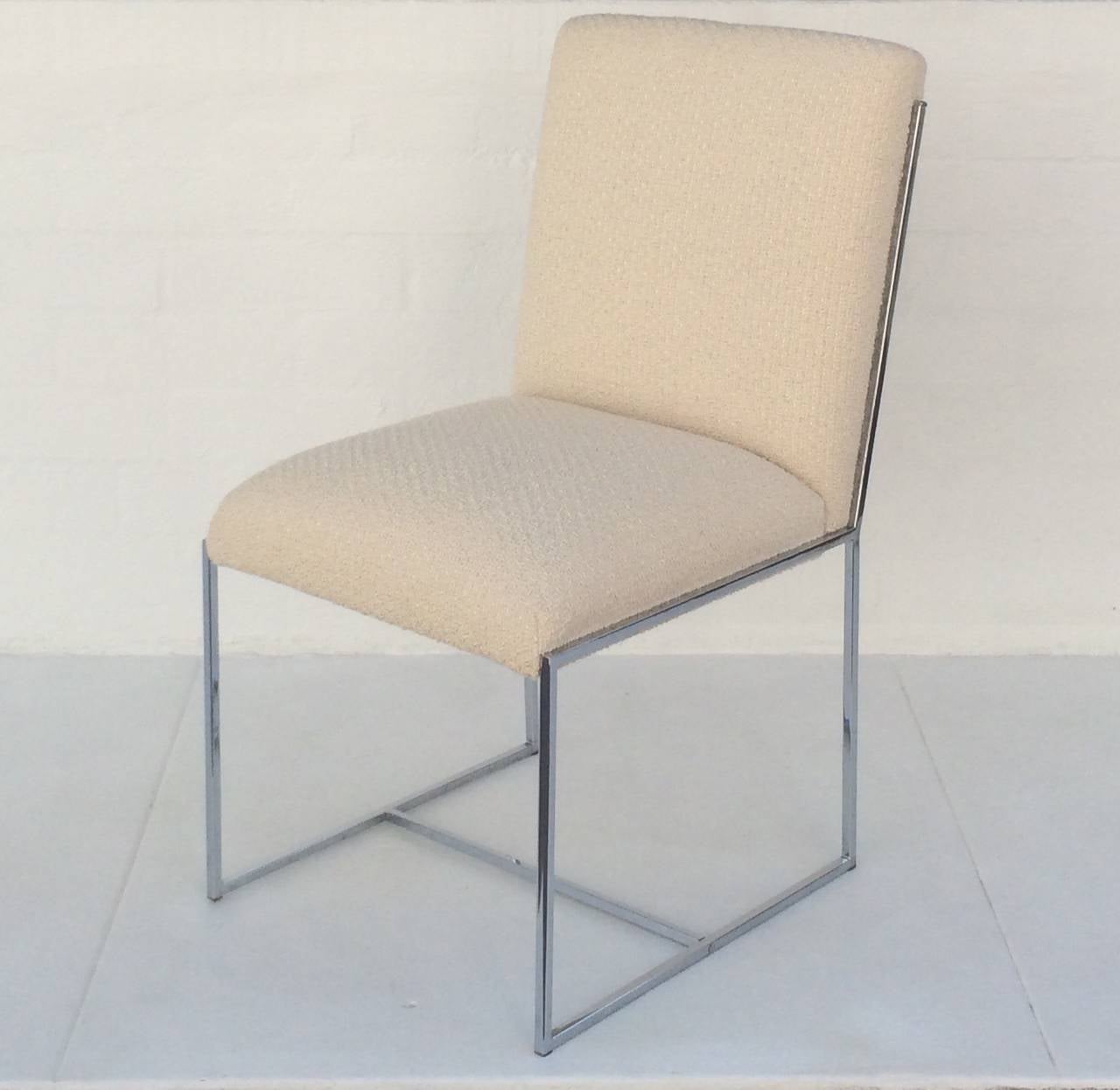 Mid-Century Modern Set of Milo Baughman Dining Chairs