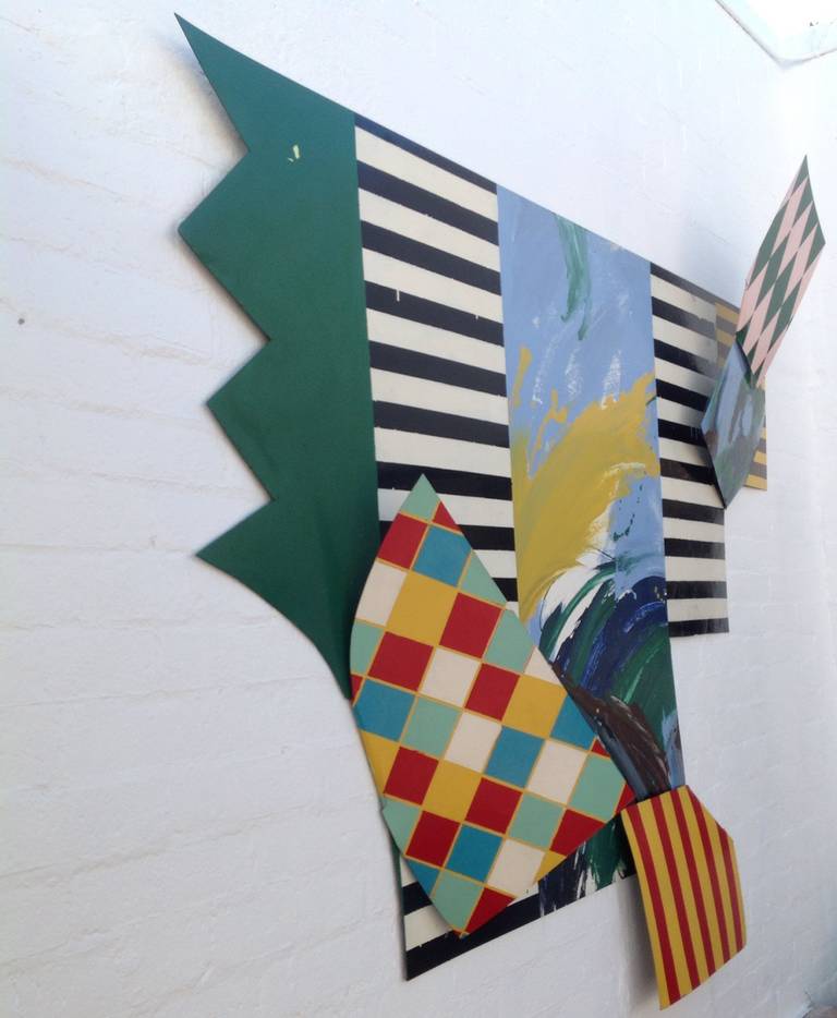 Monumental Original Painting on Aluminum by Artist Jay Phillips