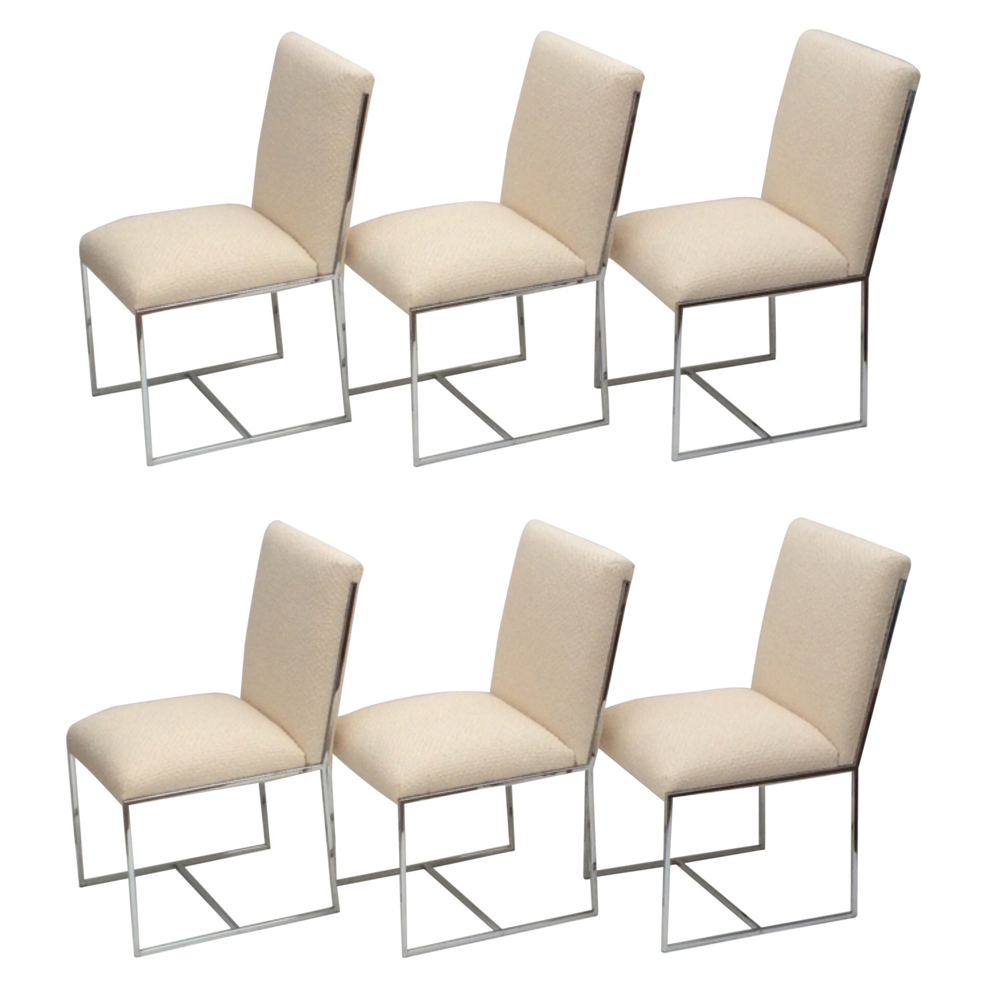 Set of Milo Baughman Dining Chairs