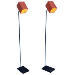 Pair of Floor Lamps designed by Robert Sonneman for Kovacs