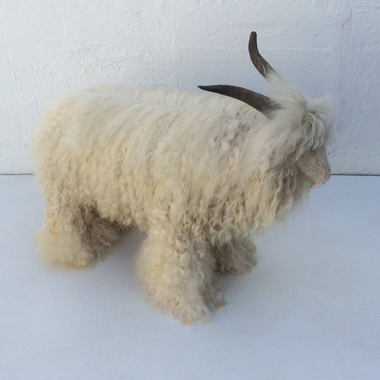 Unknown Icelandic Sheep Ottoman in the manner of Lalanne.