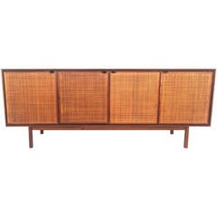 Early 1950s Florence Knoll Walnut Credenza