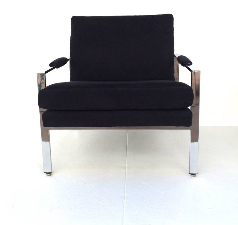 Pair of Milo Baughman Lounge Chairs for Thayer Coggin 1