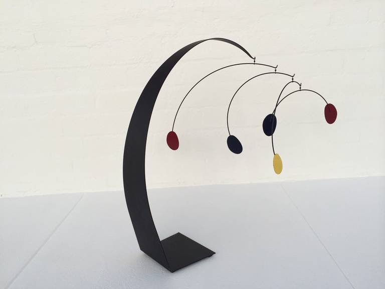 American Curtis Jeré Table Mobile Sculpture, Signed and Dated 1986