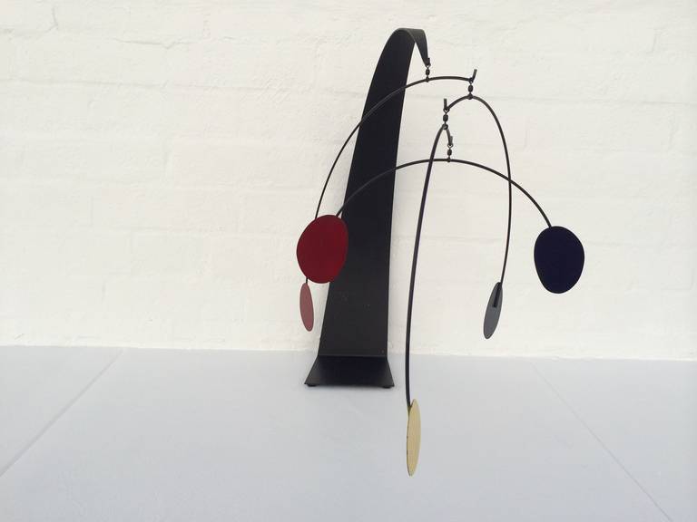 20th Century Curtis Jeré Table Mobile Sculpture, Signed and Dated 1986