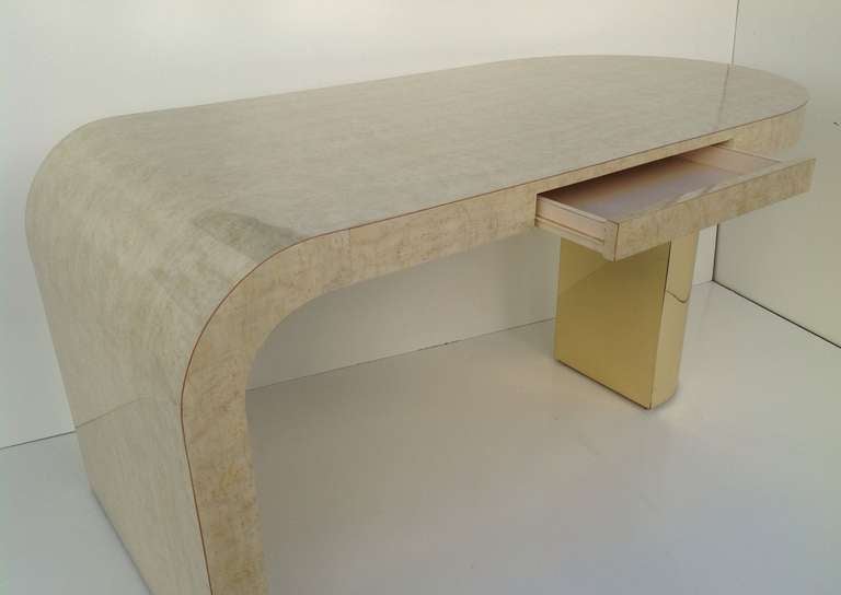 20th Century Sculptural Desk designed by Milo Baughman for Thayer Coggin