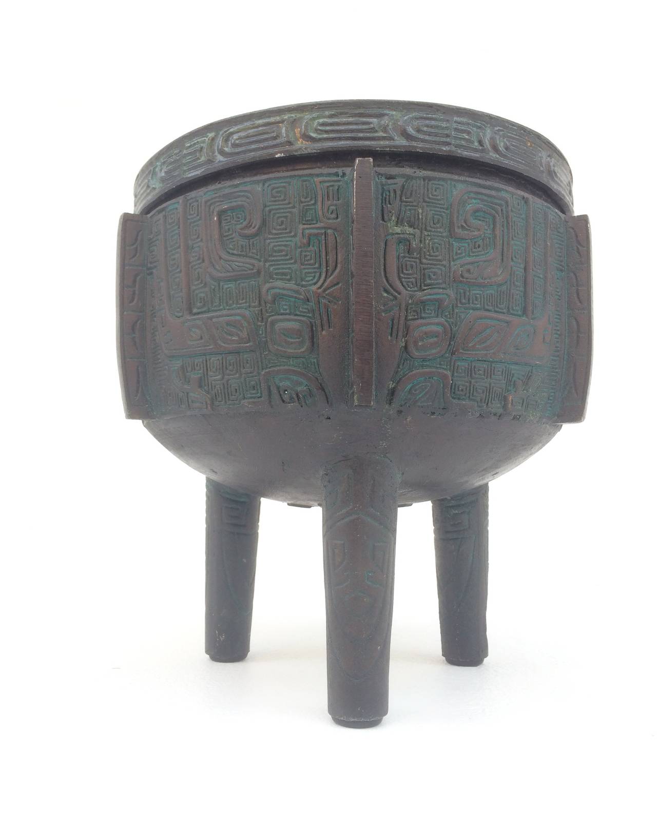 Taiwanese James Mont Attributed Metal Ice Bucket
