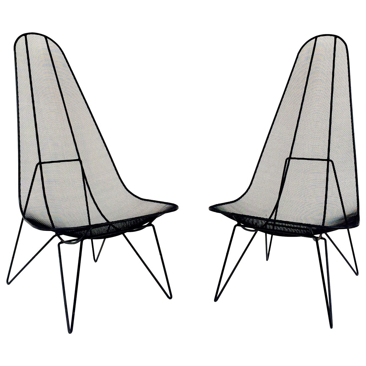 Pair of Sol Bloom Scoop Chairs