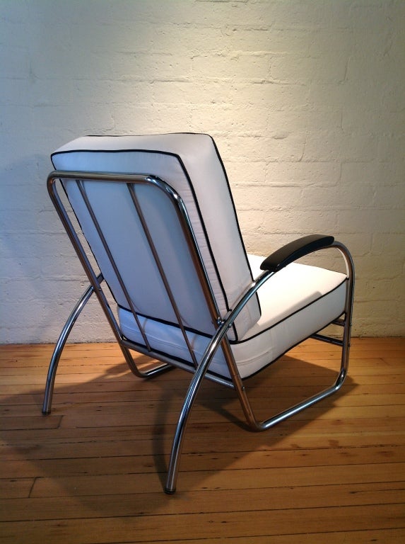 An Art Deco lounge chair by Kem Weber 2
