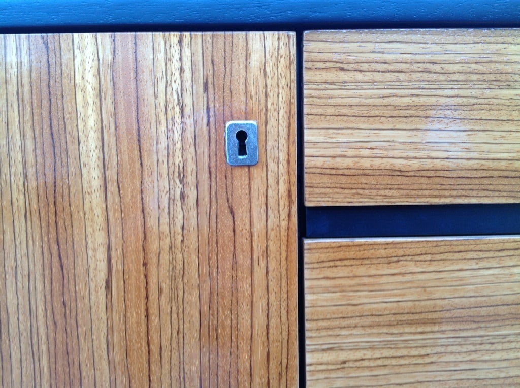 A stunning zebra wood credenza 3
